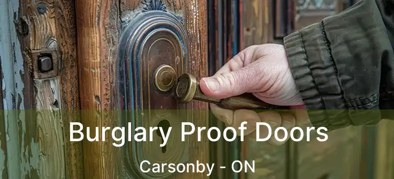  Burglary Proof Doors Carsonby - ON