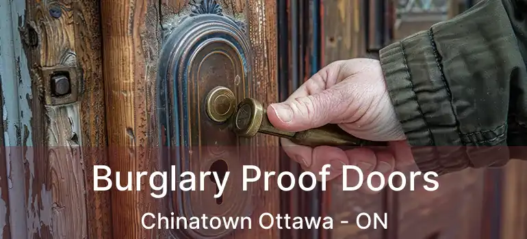  Burglary Proof Doors Chinatown Ottawa - ON