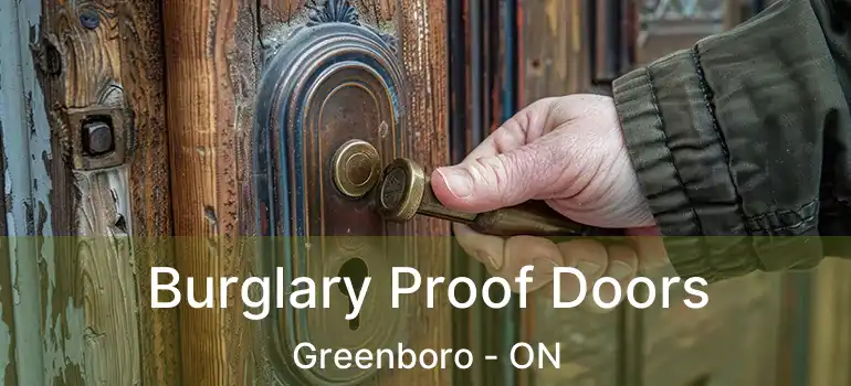  Burglary Proof Doors Greenboro - ON