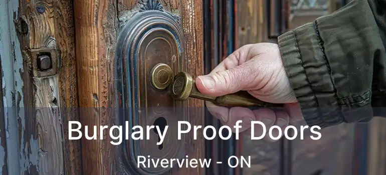  Burglary Proof Doors Riverview - ON