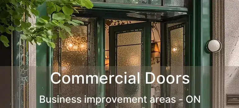  Commercial Doors Business improvement areas - ON