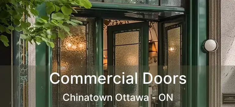  Commercial Doors Chinatown Ottawa - ON