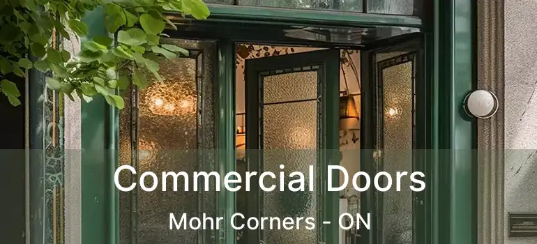  Commercial Doors Mohr Corners - ON