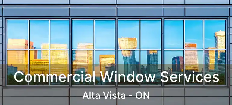  Commercial Window Services Alta Vista - ON