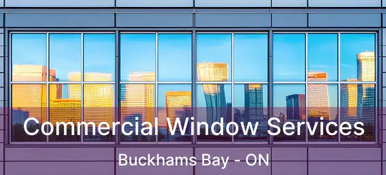  Commercial Window Services Buckhams Bay - ON