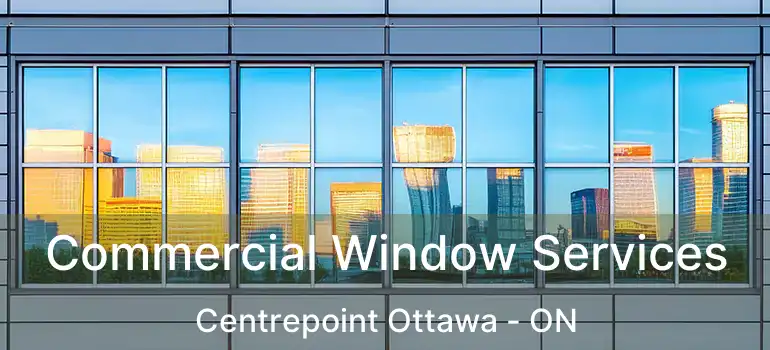  Commercial Window Services Centrepoint Ottawa - ON