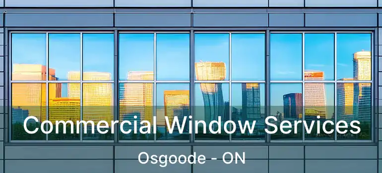  Commercial Window Services Osgoode - ON