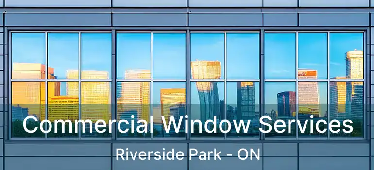  Commercial Window Services Riverside Park - ON