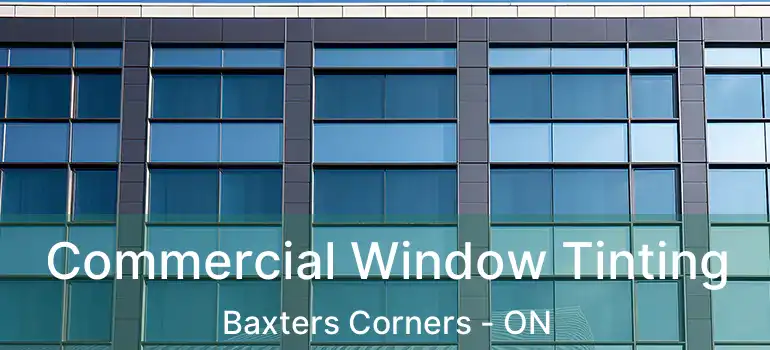  Commercial Window Tinting Baxters Corners - ON