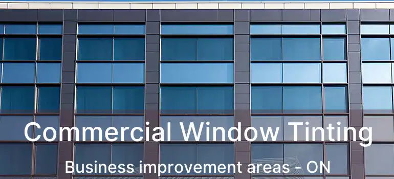  Commercial Window Tinting Business improvement areas - ON