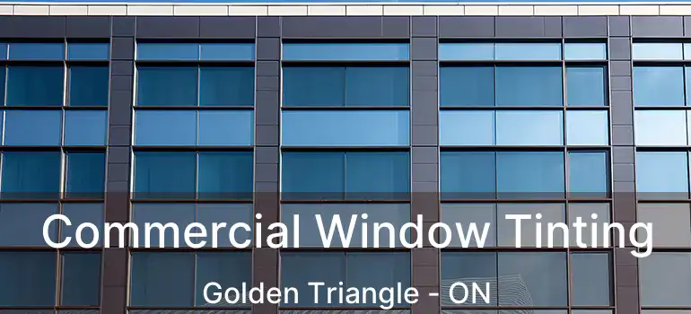  Commercial Window Tinting Golden Triangle - ON