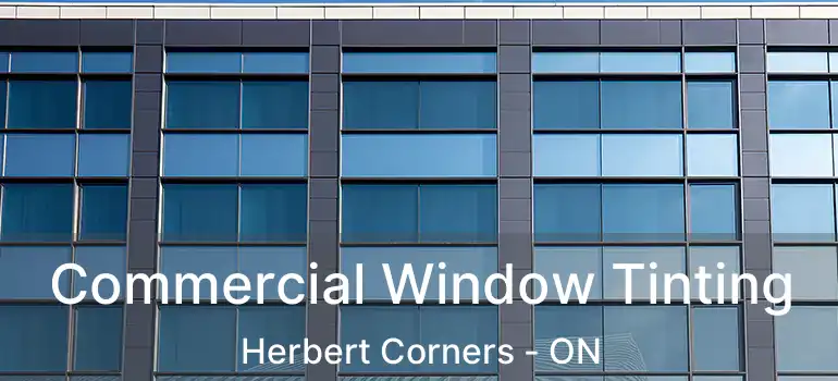  Commercial Window Tinting Herbert Corners - ON