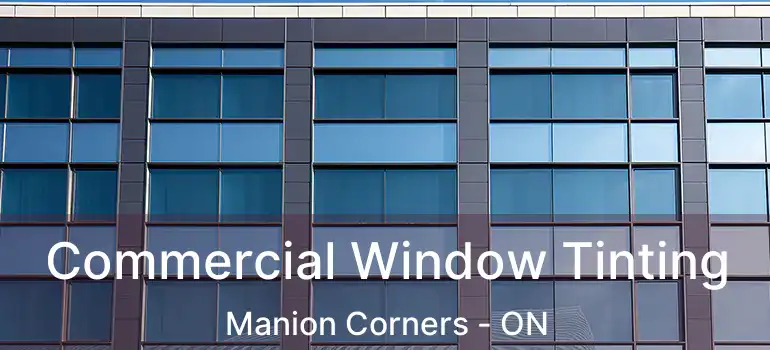  Commercial Window Tinting Manion Corners - ON