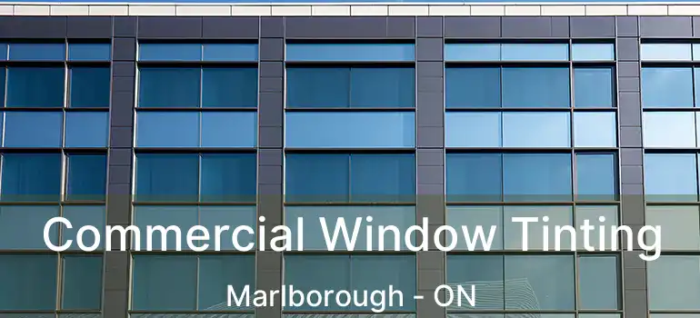  Commercial Window Tinting Marlborough - ON