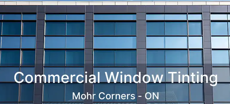  Commercial Window Tinting Mohr Corners - ON