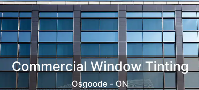  Commercial Window Tinting Osgoode - ON