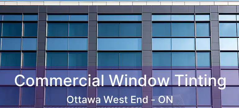  Commercial Window Tinting Ottawa West End - ON