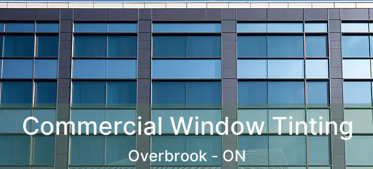  Commercial Window Tinting Overbrook - ON