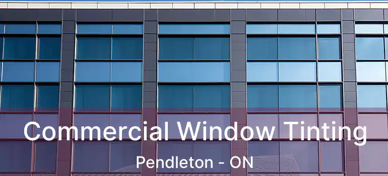  Commercial Window Tinting Pendleton - ON