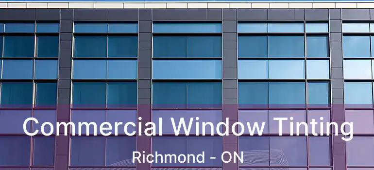  Commercial Window Tinting Richmond - ON