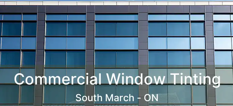  Commercial Window Tinting South March - ON