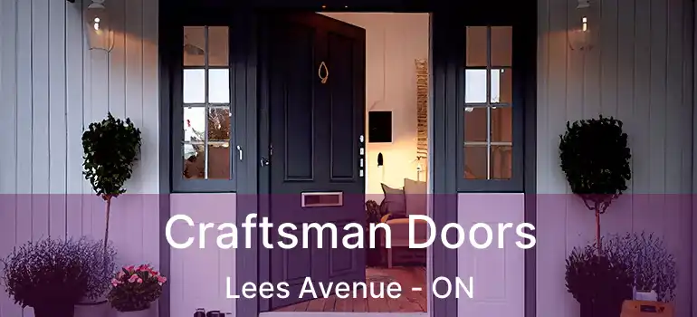  Craftsman Doors Lees Avenue - ON