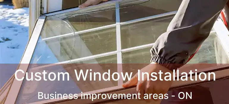  Custom Window Installation Business improvement areas - ON