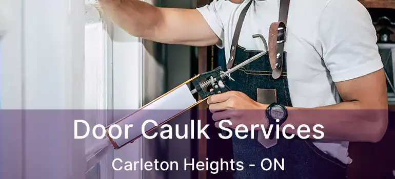  Door Caulk Services Carleton Heights - ON