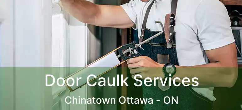  Door Caulk Services Chinatown Ottawa - ON