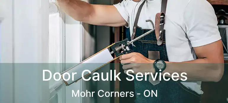  Door Caulk Services Mohr Corners - ON