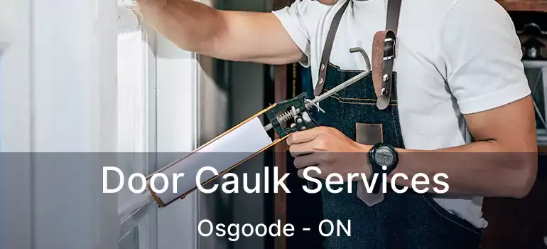  Door Caulk Services Osgoode - ON