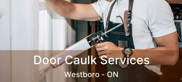  Door Caulk Services Westboro - ON