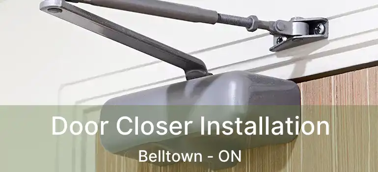  Door Closer Installation Belltown - ON