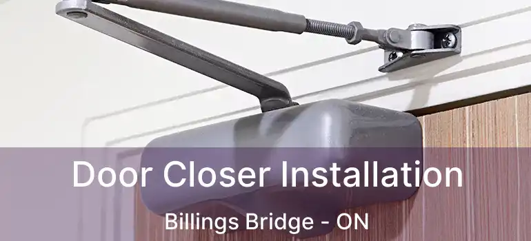  Door Closer Installation Billings Bridge - ON