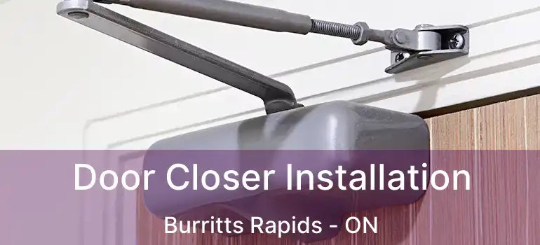  Door Closer Installation Burritts Rapids - ON