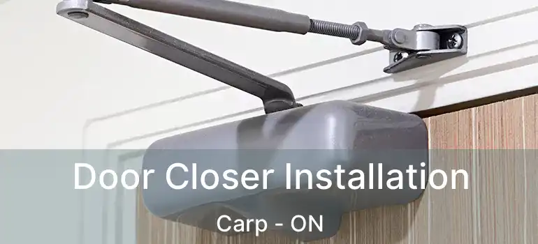  Door Closer Installation Carp - ON