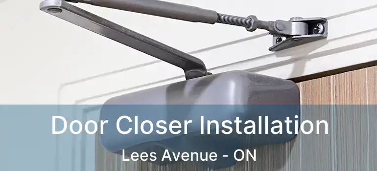  Door Closer Installation Lees Avenue - ON