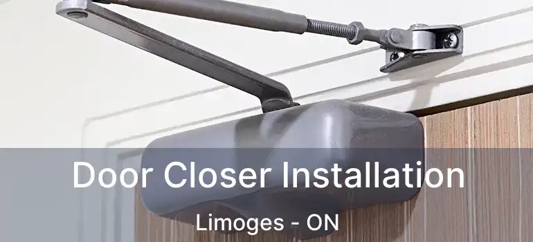  Door Closer Installation Limoges - ON