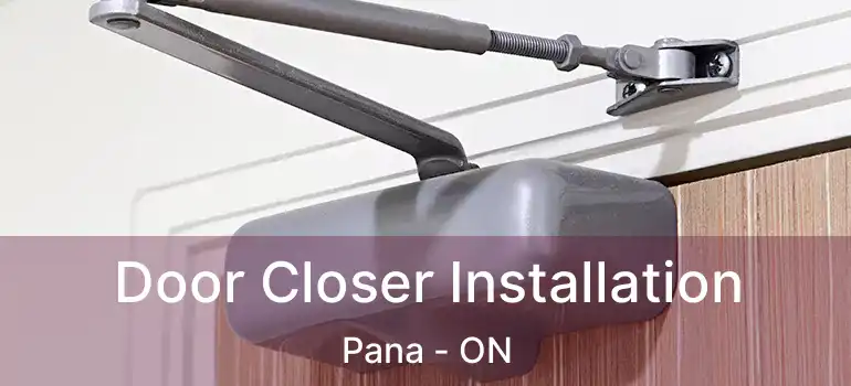  Door Closer Installation Pana - ON