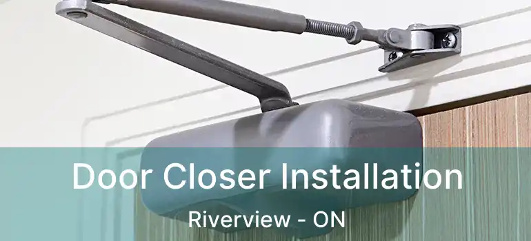  Door Closer Installation Riverview - ON