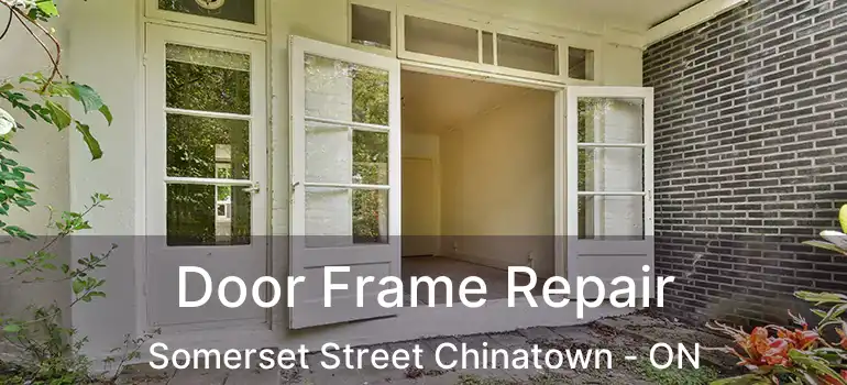  Door Frame Repair Somerset Street Chinatown - ON