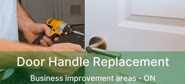  Door Handle Replacement Business improvement areas - ON