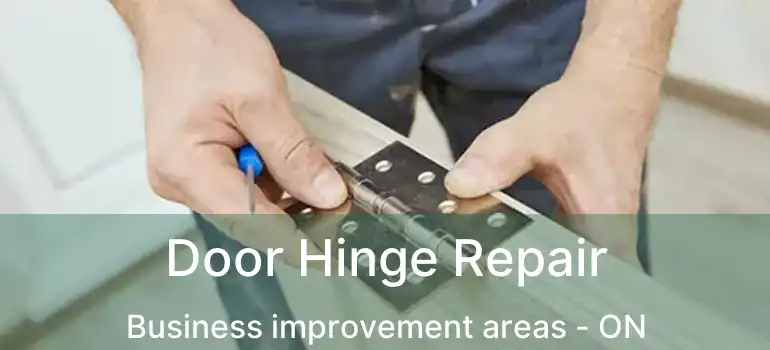  Door Hinge Repair Business improvement areas - ON