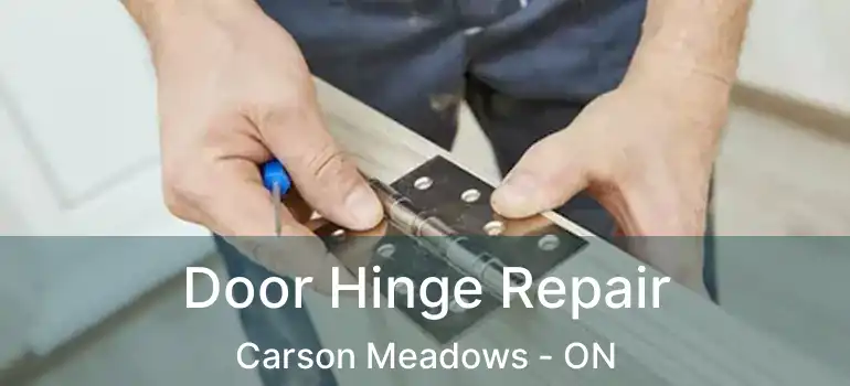  Door Hinge Repair Carson Meadows - ON