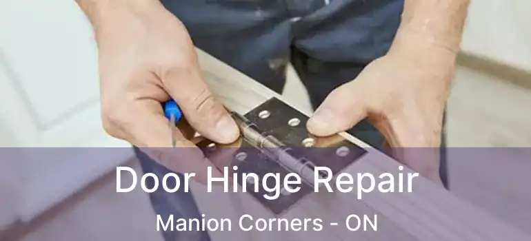  Door Hinge Repair Manion Corners - ON