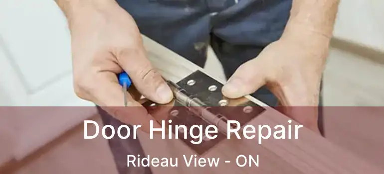  Door Hinge Repair Rideau View - ON