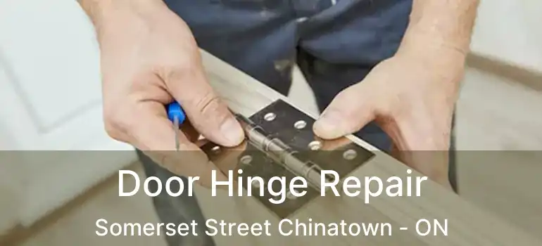  Door Hinge Repair Somerset Street Chinatown - ON