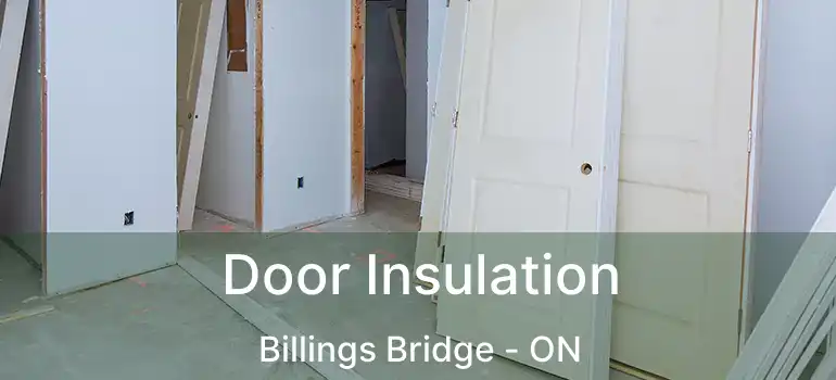  Door Insulation Billings Bridge - ON