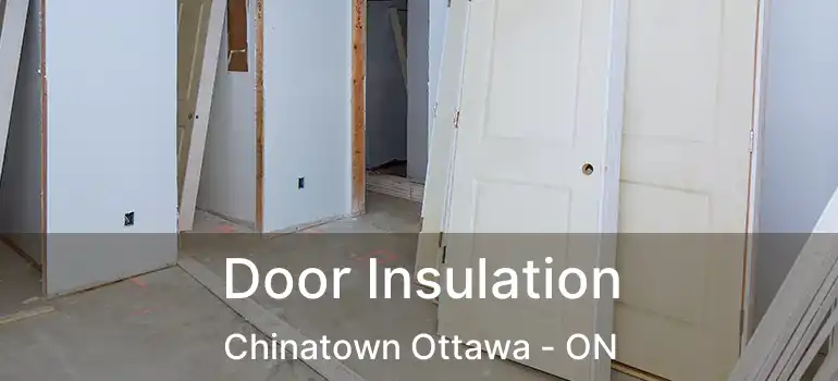  Door Insulation Chinatown Ottawa - ON