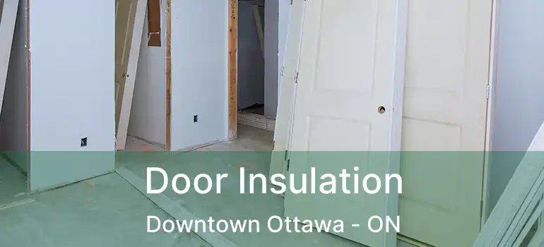  Door Insulation Downtown Ottawa - ON